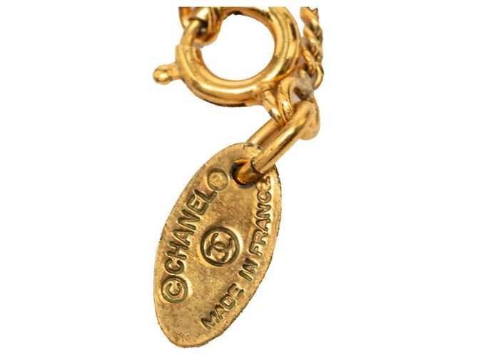 Chanel Vintage Logo Anhänger Halskette - Ansicht 4