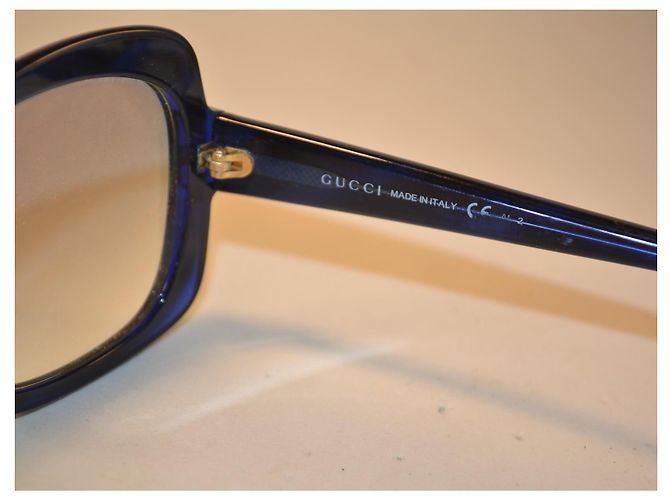 Gucci GG3190/S occhiali da sole in acetato blu e verdi - vista 6