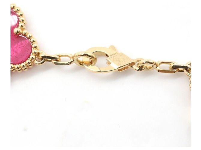 Van Cleef & Arpels Vintage Alhambra Emaille Armband mit 5 Motiven - Ansicht 5