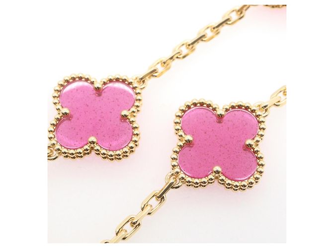 Van Cleef & Arpels Vintage Alhambra Emaille Armband mit 5 Motiven - Ansicht 6