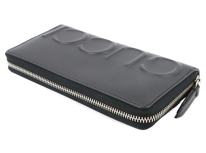 Cartera larga Gucci de piel negra - vista 5