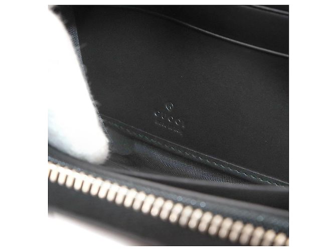 Cartera larga Gucci de piel negra - vista 8