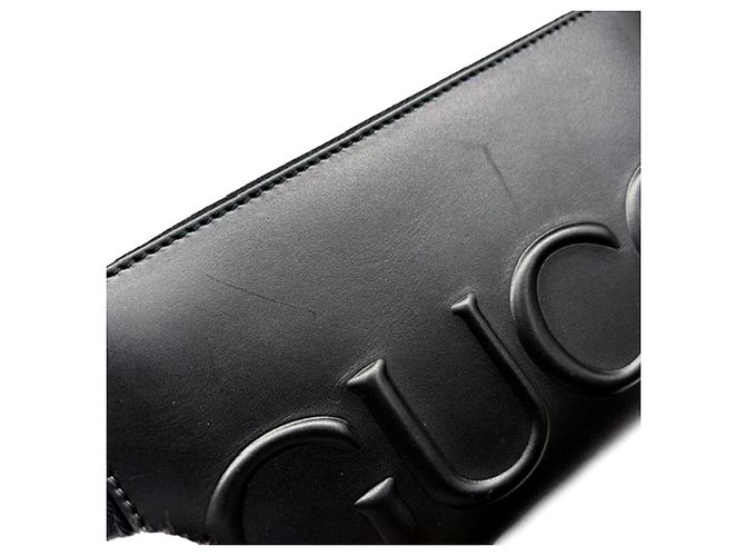 Cartera larga Gucci de piel negra - vista 9