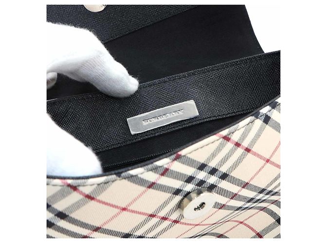 Sac à main épaule Burberry Nova Check - vue 8