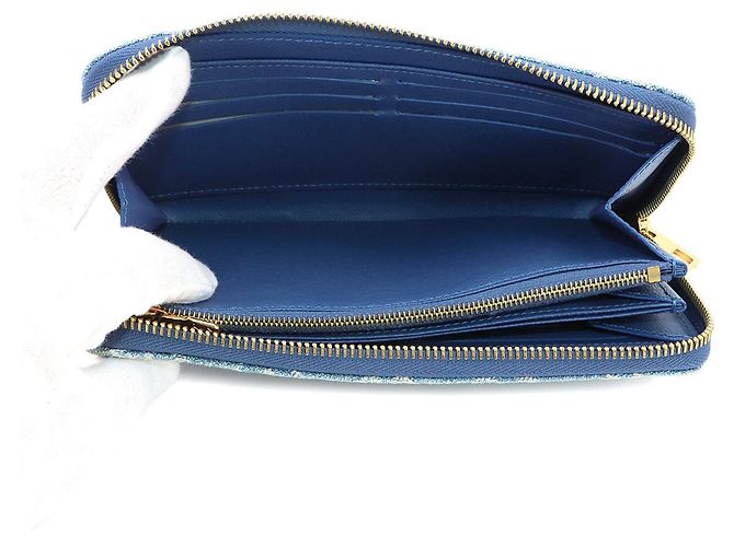 Louis Vuitton Monogram Denim Long Wallet - view 7
