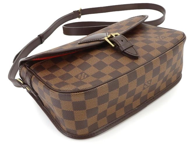 Borsa a tracolla personalizzata Louis Vuitton Damier Sologne - vista 5