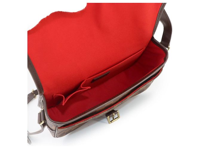 Borsa a tracolla personalizzata Louis Vuitton Damier Sologne - vista 7