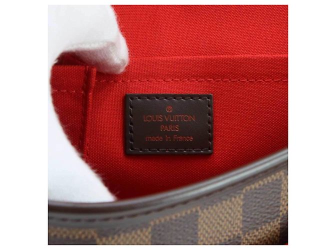 Borsa a tracolla personalizzata Louis Vuitton Damier Sologne - vista 8