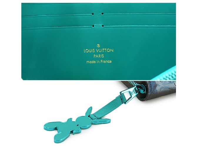 Louis Vuitton Masters Zippy Wallet Long Monogram Certi Green M64602 - view 10