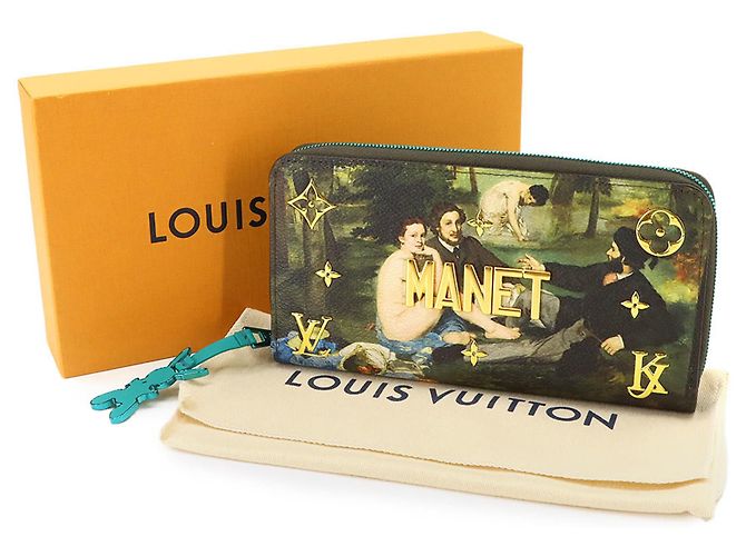 Louis Vuitton Masters Zippy Wallet Long Monogram Certi Green M64602 - view 2