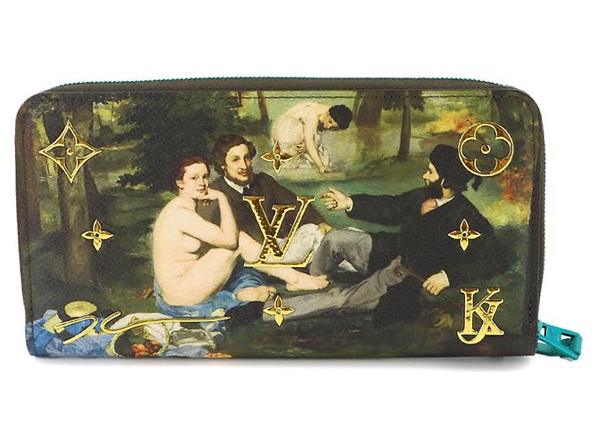 Louis Vuitton Masters Zippy Wallet Long Monogram Certi Green M64602 - view 3