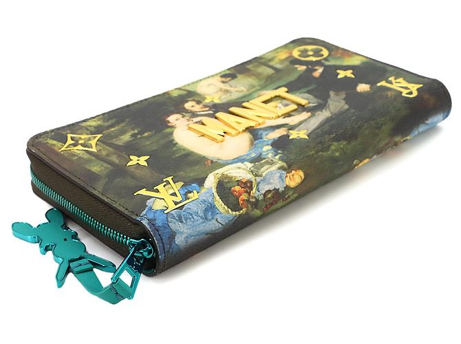 Louis Vuitton Masters Zippy Wallet Long Monogram Certi Green M64602 - view 4