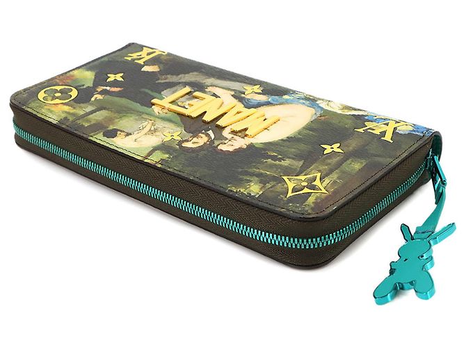 Louis Vuitton Masters Zippy Wallet Long Monogram Certi Green M64602 - view 5