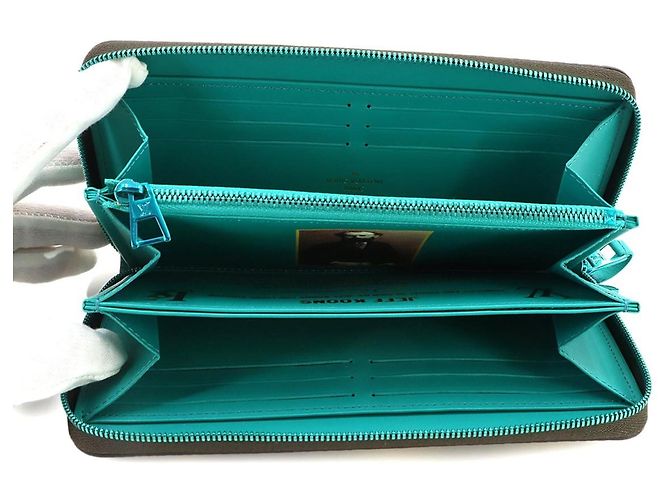 Louis Vuitton Masters Zippy Wallet Long Monogram Certi Green M64602 - view 6