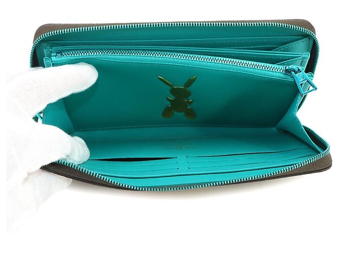 Louis Vuitton Masters Zippy Wallet Long Monogram Certi Green M64602 - view 7