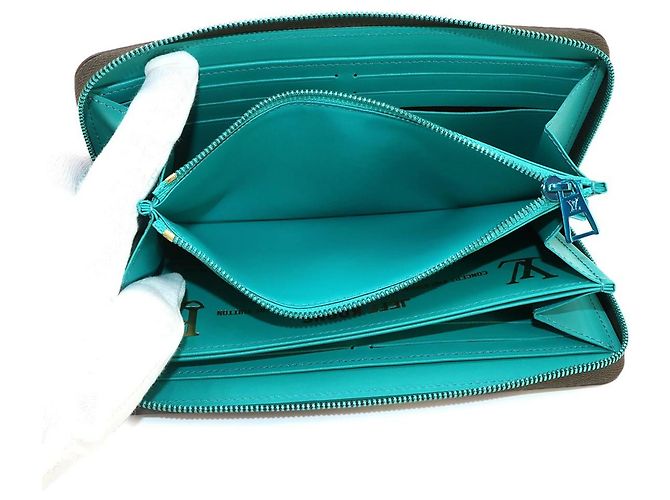 Louis Vuitton Masters Zippy Wallet Long Monogram Certi Green M64602 - view 9