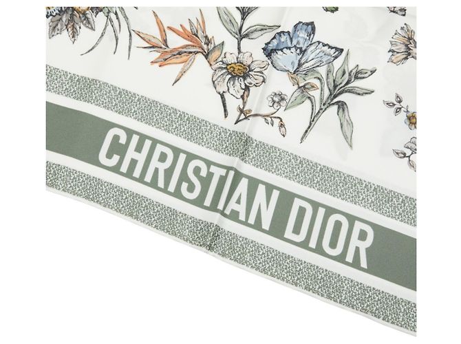 Sciarpa Christian Dior Toile de Jouy Mexico Papillon Flower - vista 2