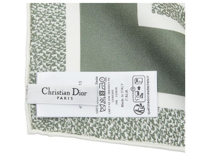 Sciarpa Christian Dior Toile de Jouy Mexico Papillon Flower - vista 3