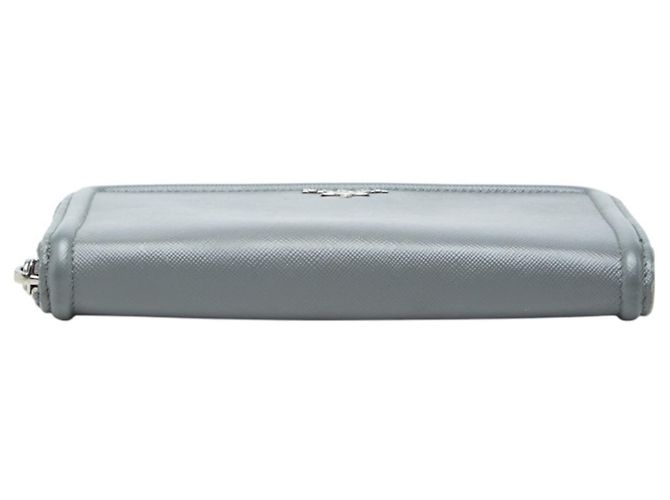 Prada Gray Saffiano Leather Coin Purse - view 3