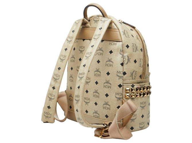MCM Visetos Stark Side Stud Backpack - view 2