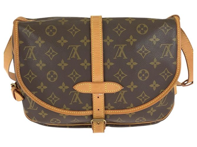 Bolso de hombro Louis Vuitton Monogram Saumur 30 - vista 2