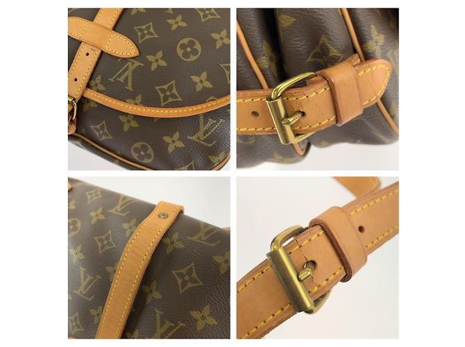 Bolso de hombro Louis Vuitton Monogram Saumur 30 - vista 5