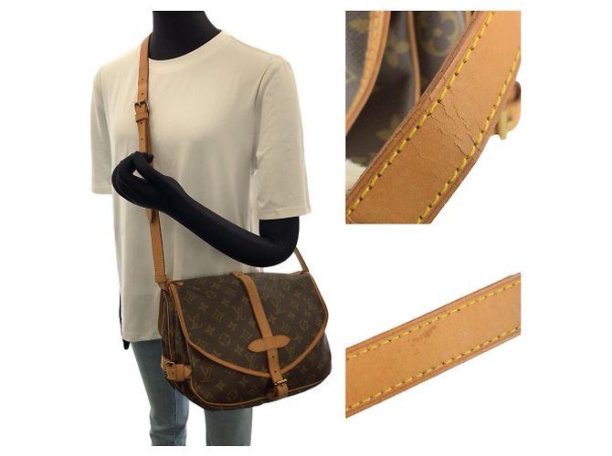 Bolso de hombro Louis Vuitton Monogram Saumur 30 - vista 7