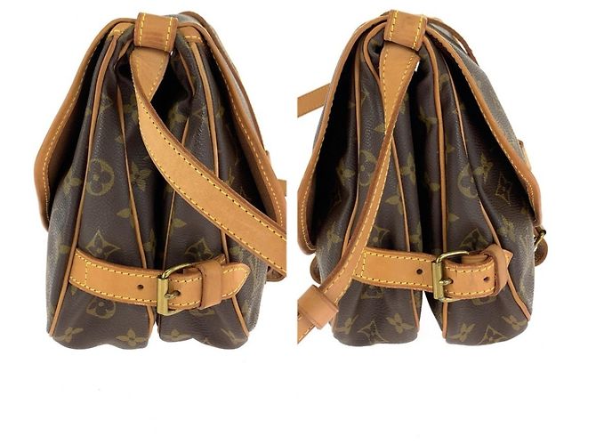 Bolso de hombro Louis Vuitton Monogram Saumur 30 - vista 8
