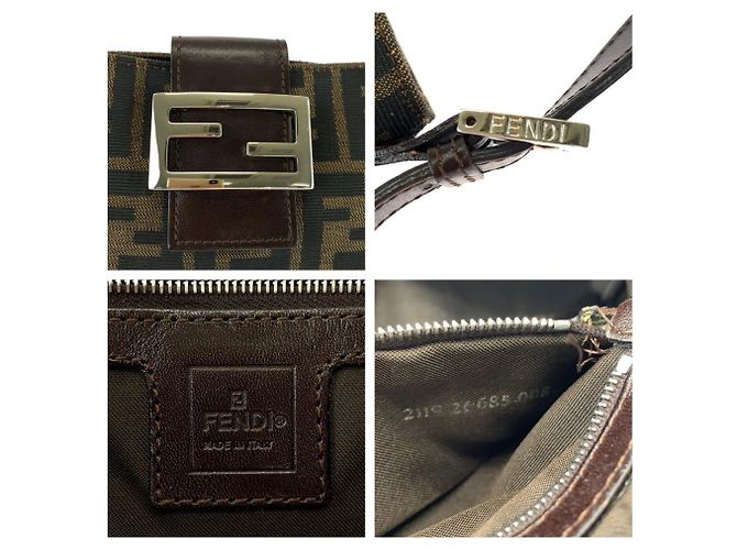 Borsa a tracolla Fendi Zucca 26685 - vista 4