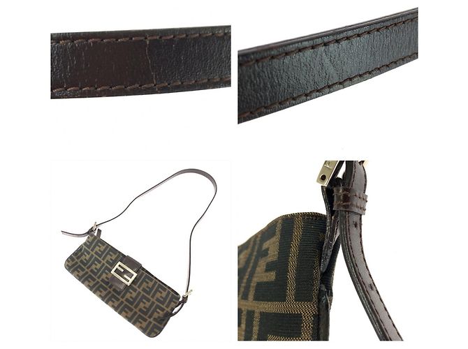 Borsa a tracolla Fendi Zucca 26685 - vista 6