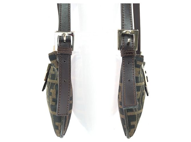 Borsa a tracolla Fendi Zucca 26685 - vista 8