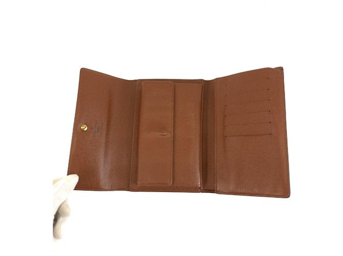 Louis Vuitton Monogram Portefeuille Tresor Etui Papier Tri-fold Wallet - vista 4