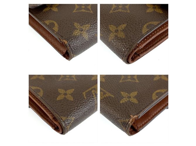 Louis Vuitton Monogram Portefeuille Tresor Etui Papier Tri-fold Wallet - vista 7