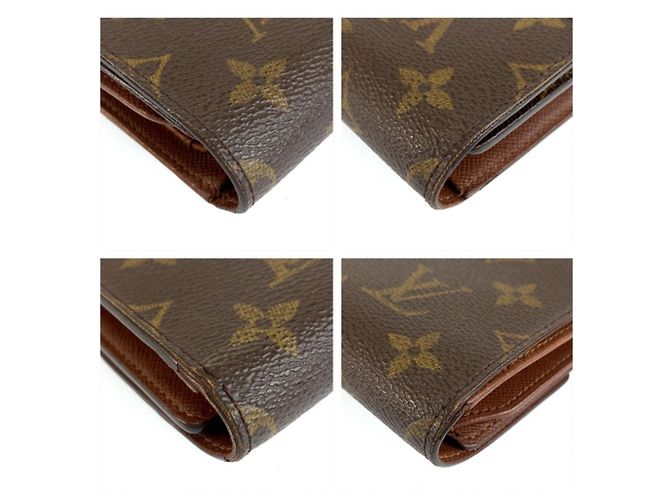 Louis Vuitton Monogram Portefeuille Tresor Etui Papier Tri-fold Wallet - vista 8