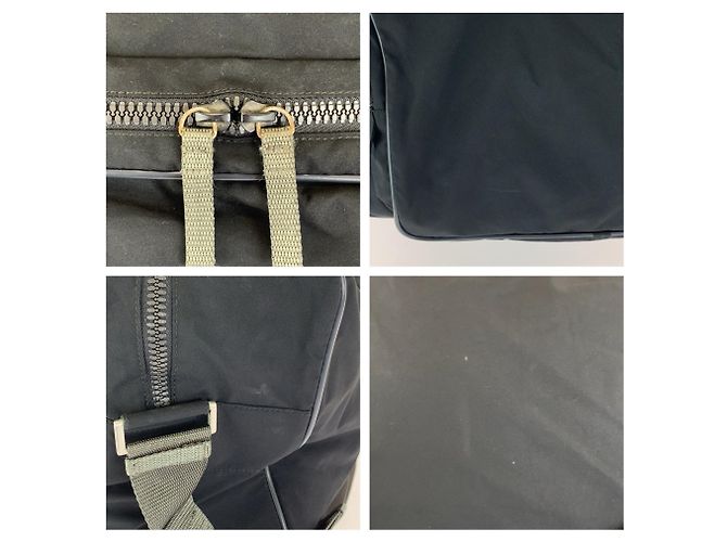 Autre Marque Borsa Boston Pradasports in nylon nero - vista 5
