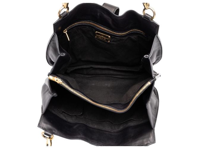 Borsa Tote Salvatore Ferragamo in pelle nera - vista 4