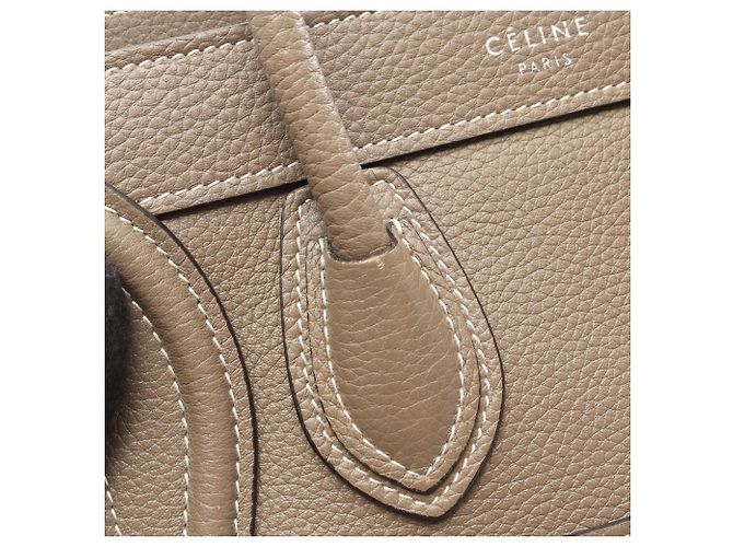 Céline Bolsa de mão Celine Luggage Nano Shopper - vista 11