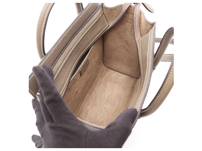 Céline Bolsa de mão Celine Luggage Nano Shopper - vista 3