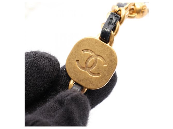 Borsa a tracolla Chanel Matelassé con perle finte - vista 10