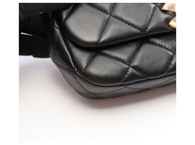 Borsa a tracolla Chanel Matelassé con perle finte - vista 6