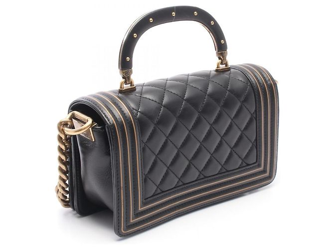 Borsa a Tracolla Chanel Boy Small Top Handle - vista 2