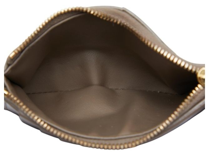 Cartera bi-fold de cuero marrón Bottega Veneta - vista 8
