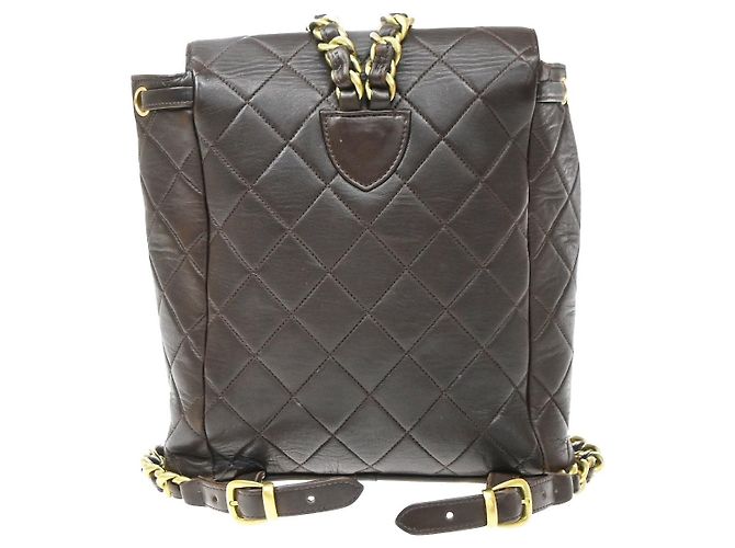 Chanel Duma Drawstring Quilted Leather Small - vista 2
