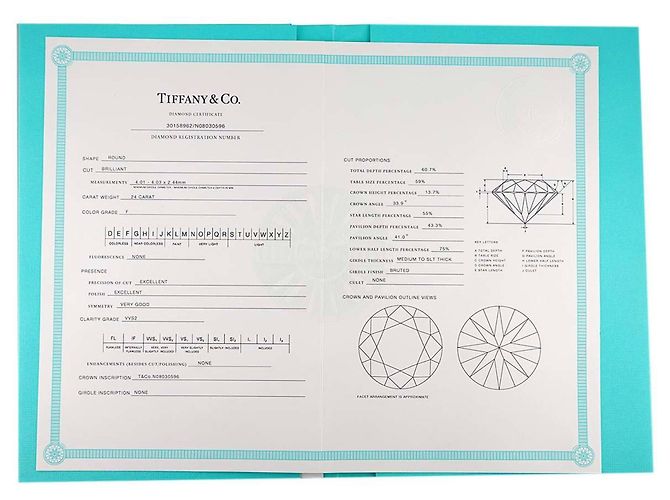 Autre Marque Collana Solitario con Diamante Tiffany & Co. - vista 9