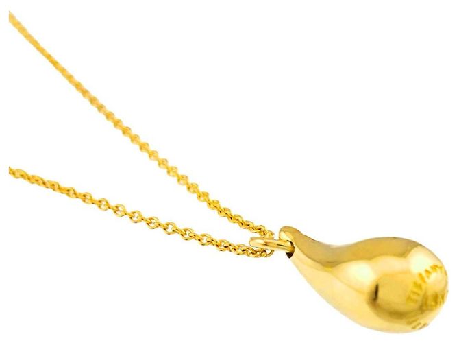 Autre Marque Collana Teardrop di Tiffany & Co. in oro giallo 18K - vista 3