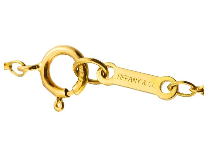 Autre Marque Collana Teardrop di Tiffany & Co. in oro giallo 18K - vista 5
