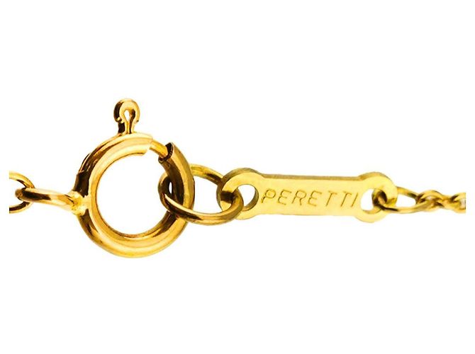 Autre Marque Collana Teardrop di Tiffany & Co. in oro giallo 18K - vista 6