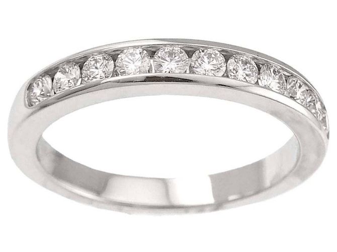 Autre Marque Anillo alianza medio círculo Tiffany & Co. en platino - vista 3