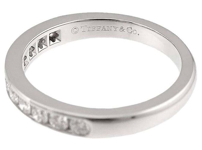 Autre Marque Anillo alianza medio círculo Tiffany & Co. en platino - vista 4