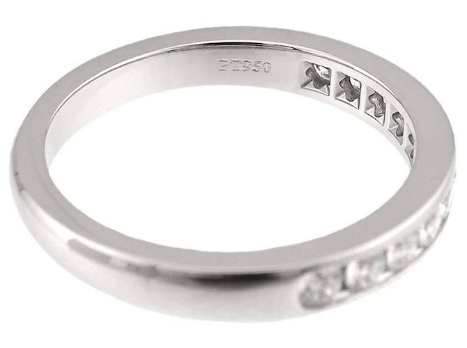 Autre Marque Anillo alianza medio círculo Tiffany & Co. en platino - vista 5